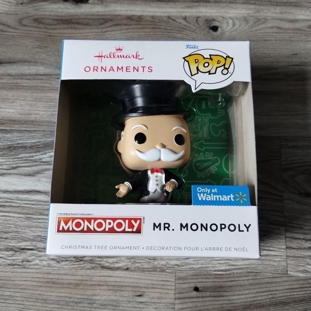Hallmark Funko Pop Mr. Monopoly Christmas Ornament
